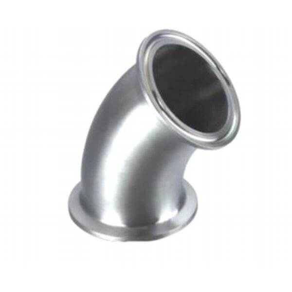 RVS Sanitair 45DEG Elleboog