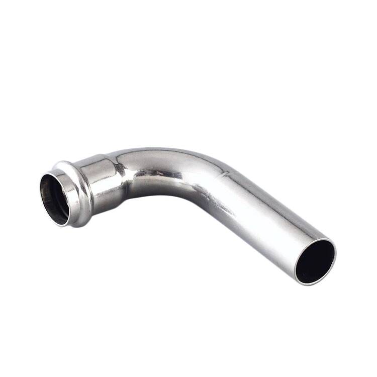 RVS compressie 90DEG elleboog type B